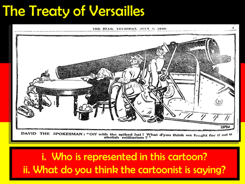 Germany 20s 30s  Treaty of Versailles