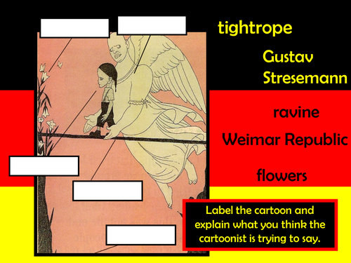 Germany 20s 30s Stresseman saves the Weimar Republic