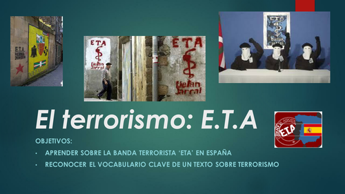 El terrorismo / ETA - Terrorism in Spain
