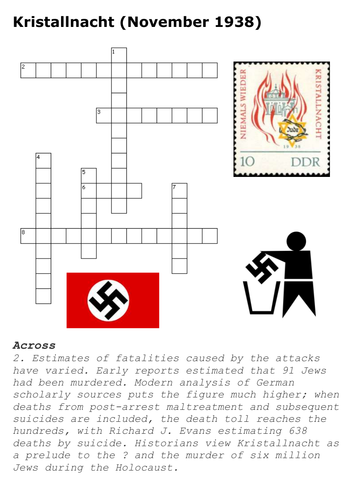 Kristallnacht Crossword 