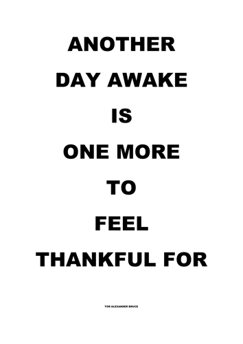 ANOTHER DAY AWAKE - POSTER