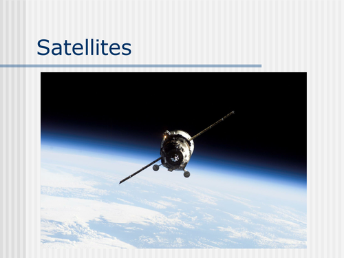 Satellites and orbital motion