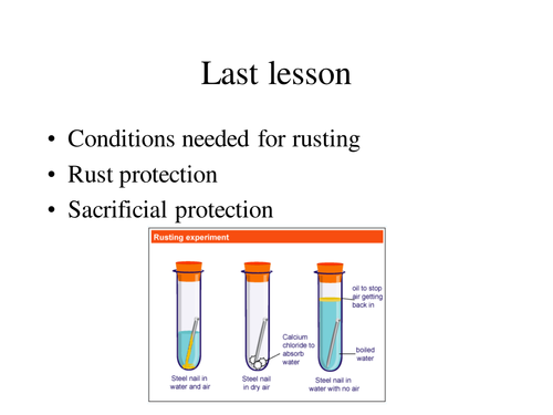 Extraction of metals IGCSE/GCSE Chemistry