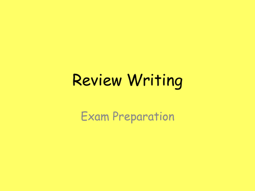 Review Writing