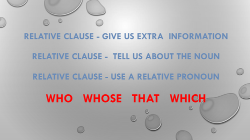 dashboard my cloud Relative Clause Teaching Song  Anchorcreativeeducation by