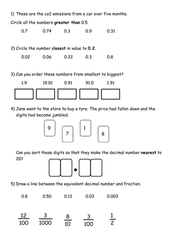 Decimal Investigation (geography link)