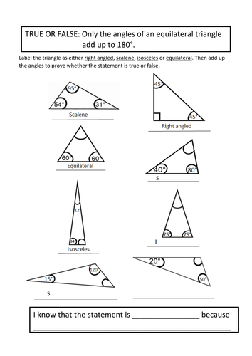 Angles in Triangles Investigation