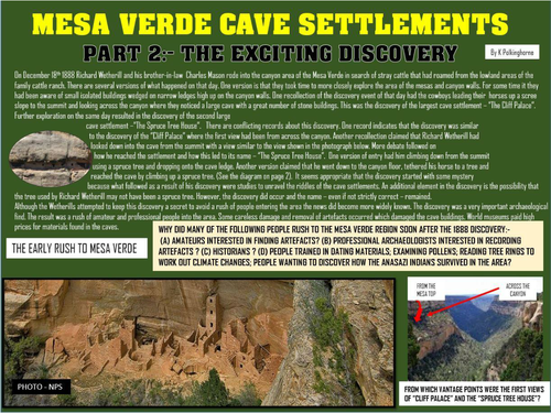 MESA VERDE PART 2 - THE 1888 DISCOVERY