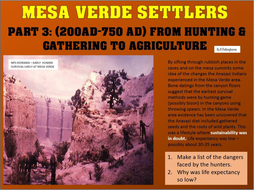 MESA VERDE PART 3 - FROM HUNTING & GATHERING TO FARMING (200AD-750AD)