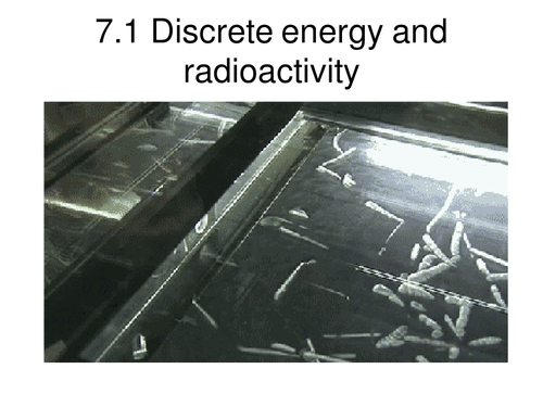 IB Physics Topic 7: Atomic, nuclear and particle physics.