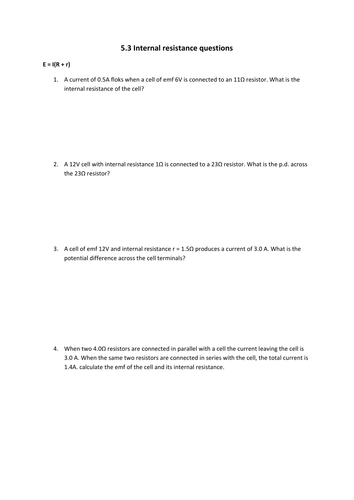 IB Physics Topic 5: Electricity and magnetism