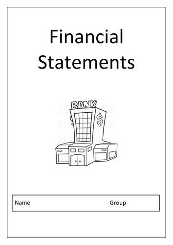 Business Studies - Balance Sheets Profit & Loss Accounts Student Booklet