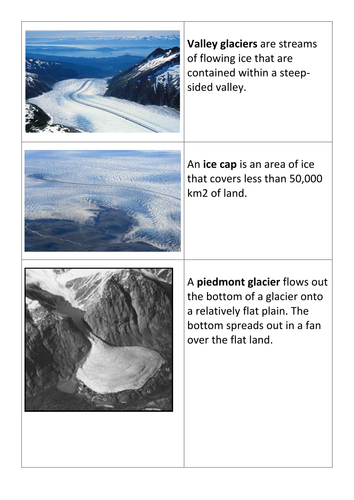 Lesson 4 - What is a glacier and how do they move? (As cold as ice)