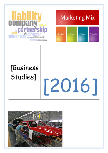GCSE Business Studies Revision Guide - Building a Business
