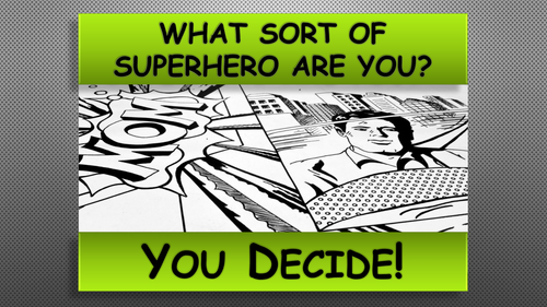 SUPERHERO ACTIVITY. All About Me.