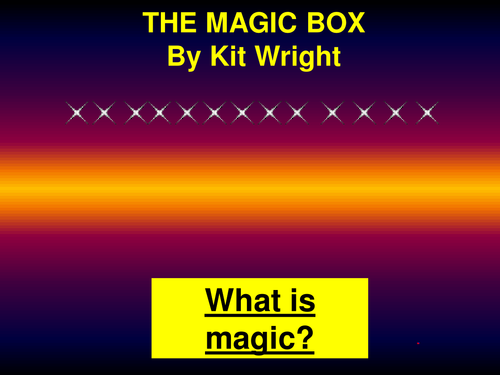 The Magic Box Poetry