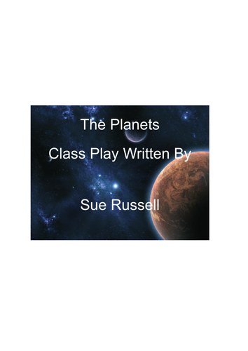 The Planets Assembly or Class Play