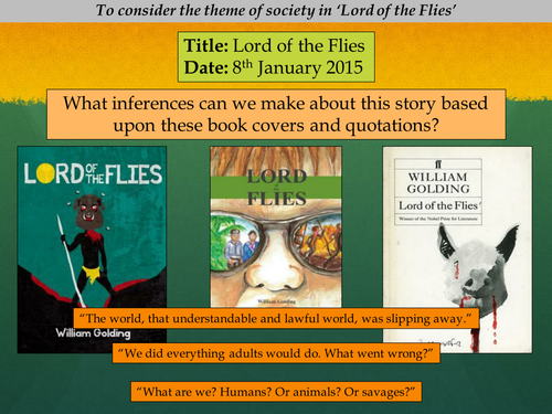 KS3: Lord of the Flies