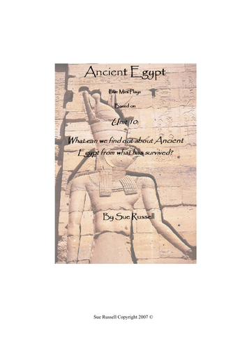 Ancient Egypt Guided Reading Plays and Quizzes