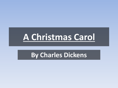 A Christmas Carol - Abstract Description