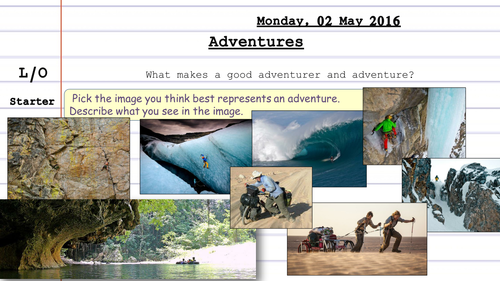 Adventure and Exploration Scheme of Work