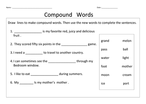 Compound words