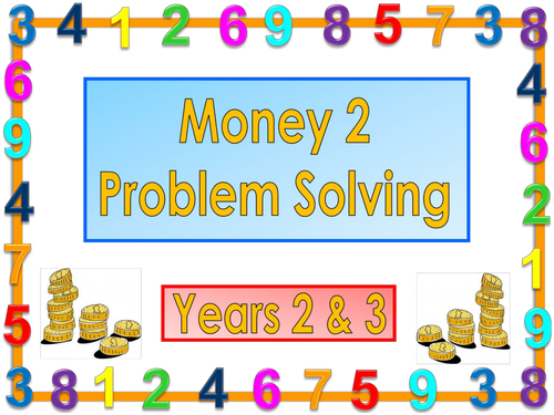 Money Problems 2 - Class PowerPoint and challenge cards