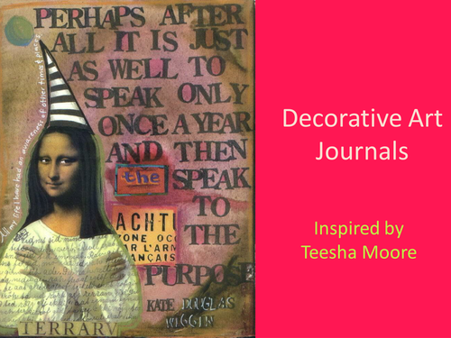 Art Journal inspired by Teesha Moore
