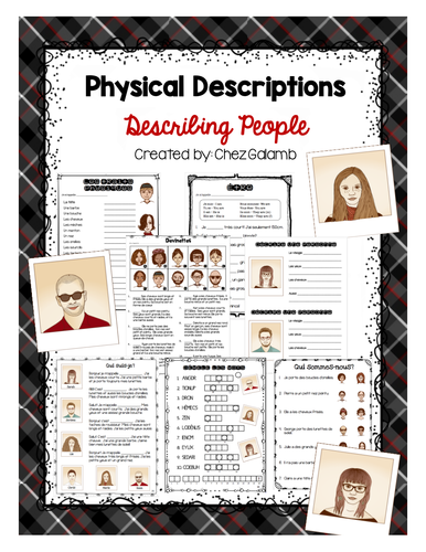 Describing People - French Unit