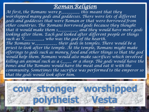 Romans Gods and Goddesses