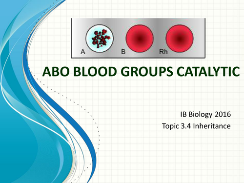 ABO Blood Groups Catalytic & Student Resources