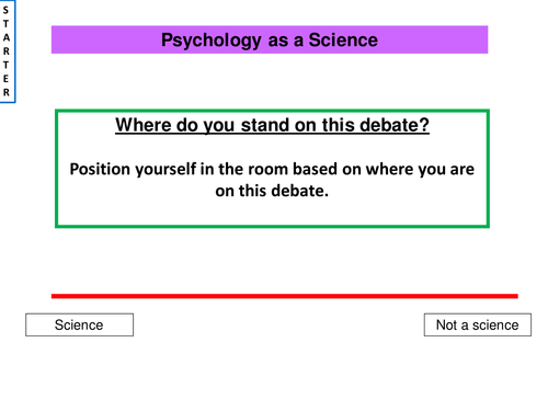 Psychological Debates - Psychology as a science 