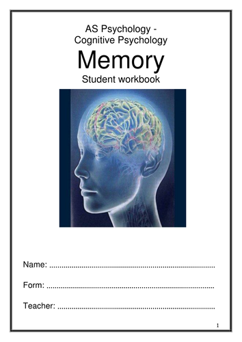 Memory Workbook AQA AS New Specification