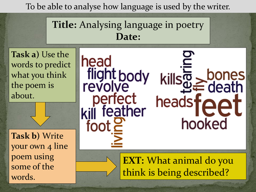 KS4: Hawk Roosting - Ted Hughes