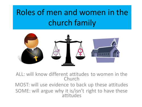 OCR GCSE Religion and Relationships: Roles of Men and Women in the Church 