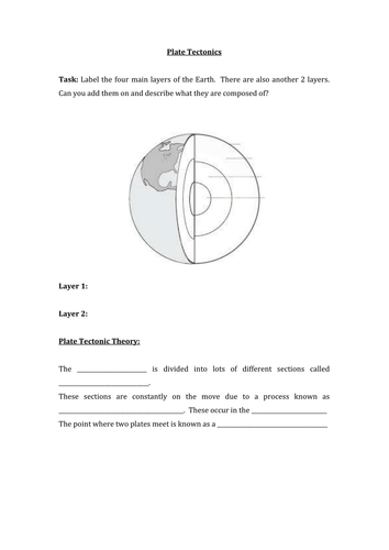 AQA A Level - Plate Tectonics Revision Workbook
