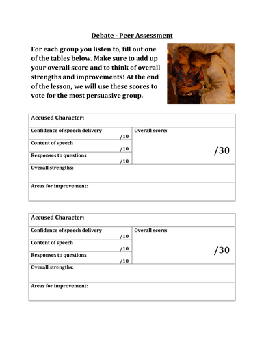 Romeo and Juliet debate - OUTSTANDING LESSON 