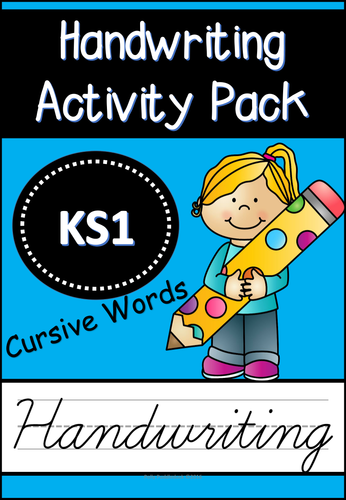 Handwriting Activity Pack (Cursive Words for EYFS/KS1)