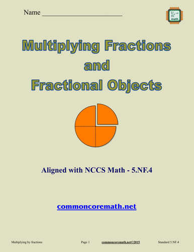 Multiplying Fractions and Fractional Objects - 5.NF.4