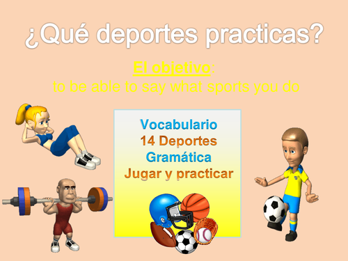 El deporte KS3 Spanish resources 