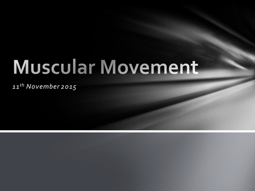 AQA GCSE PE 2016 Spec - Muscular Movements (antagonistic pairs)