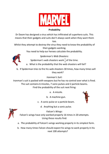 Marvel Probability