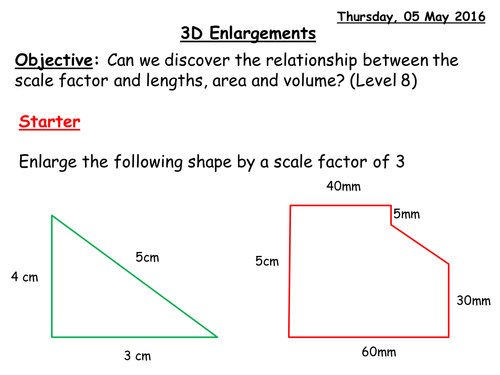 3D Enlargements