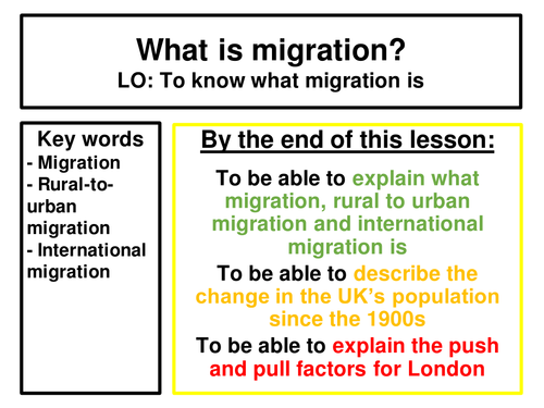 What is migration?