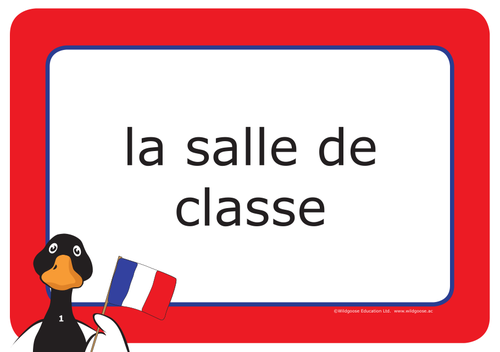 French School Labels
