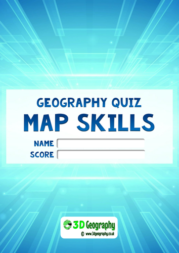 Map Quiz - complete with answer scheme