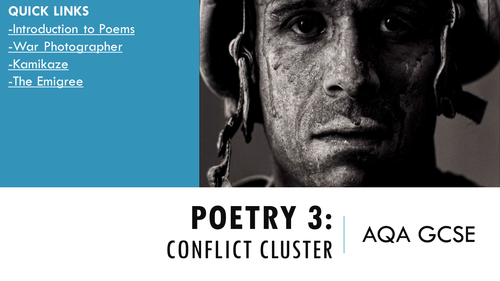 AQA GCSE Poetry Conflict and Power Every Poem Lessons