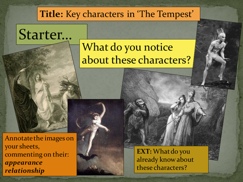 KS3: The Tempest - William Shakespeare (lesson 1 - 6)