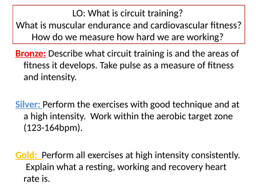 Circuit Training Cards - additonal cards from Gareth Hamer resources (20 stations)