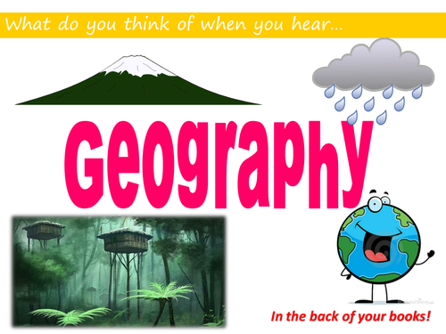 Different types of Geography - Physical, Human, Environmental - KS3